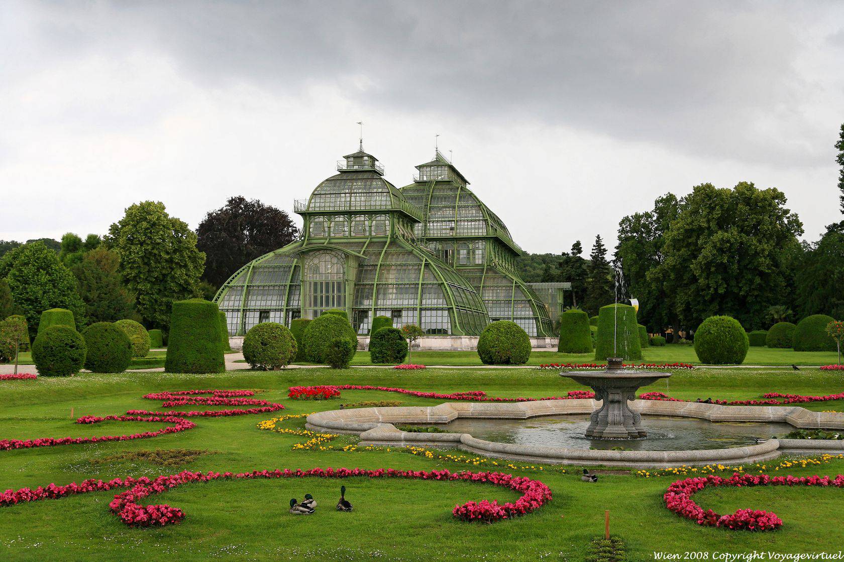 Palmenhaus (la Maison des Palmiers), conçue par l'architecte autrichien Franz Xaver Segenschmid